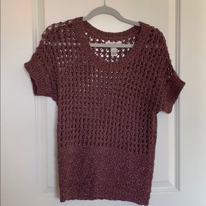 Knit Short Sleeved Top